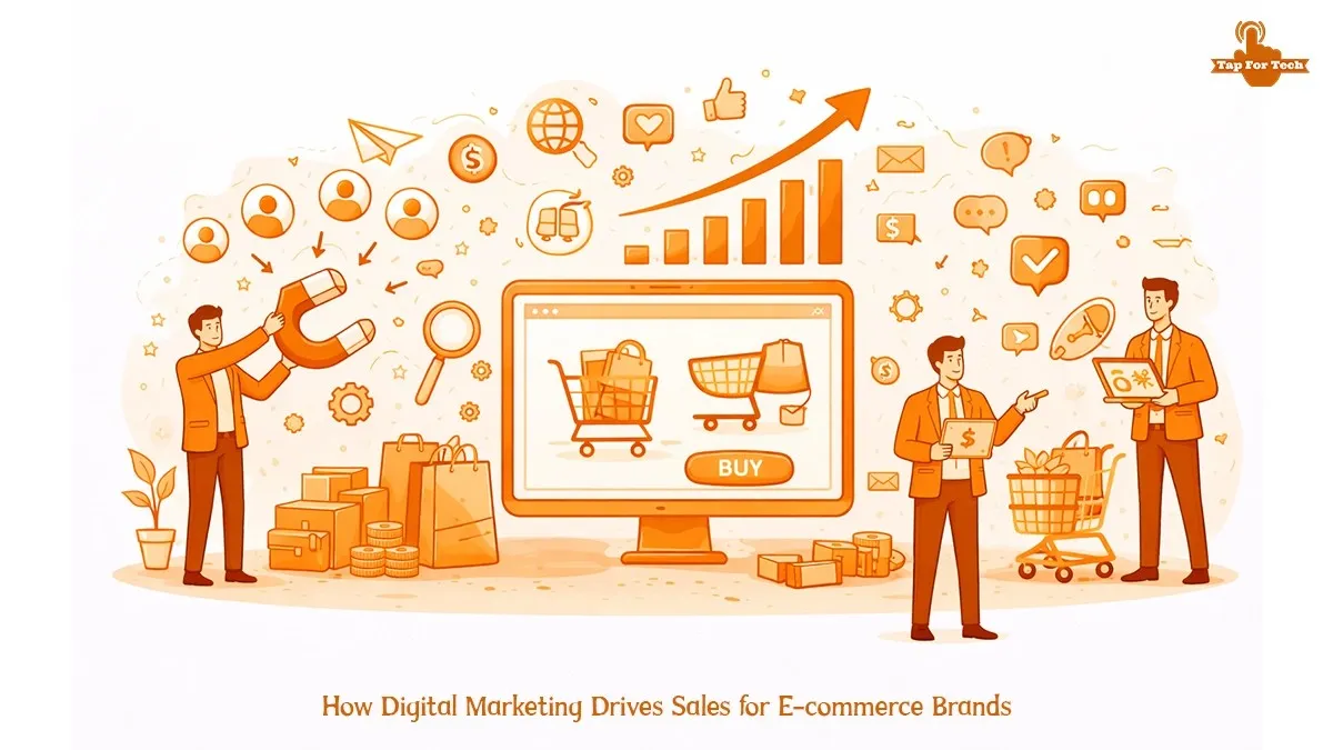 How Digital Marketing Drives Sales for E-commerce Brands - Tap For Tech